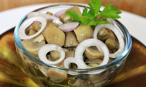 Вкусные маринованные шампиньоны